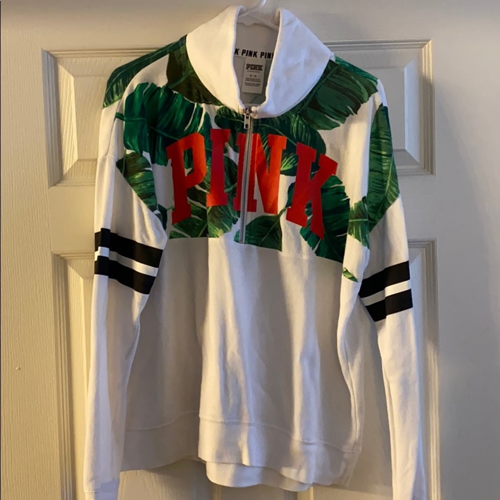 VS PINK quarter zip pullover